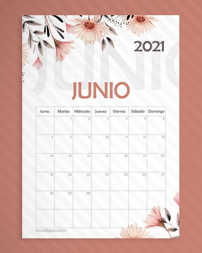 calendario junio 2021